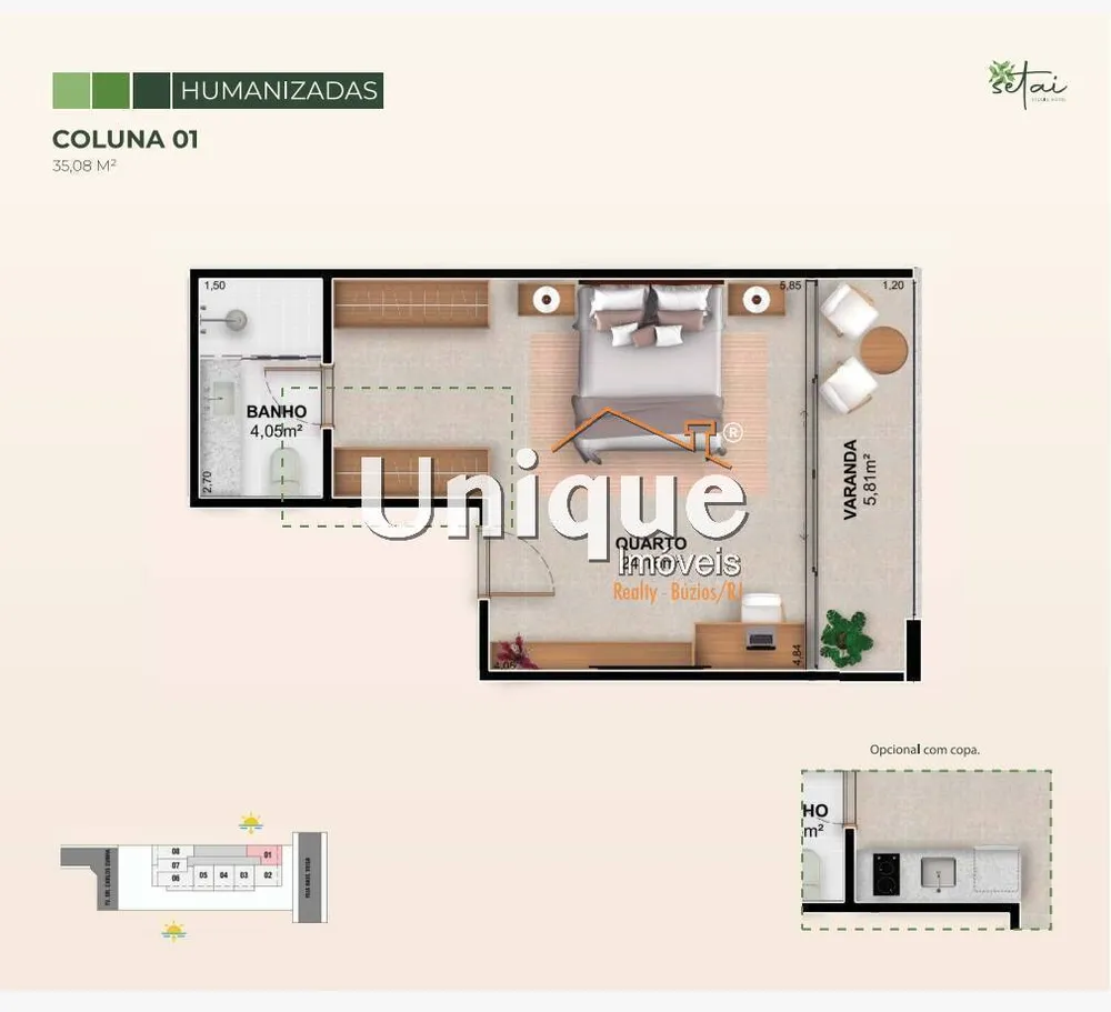 Apartamento, 1 quarto, 35 m² - Foto 14