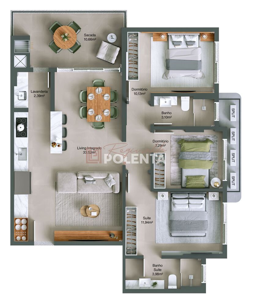 Apartamento à venda com 3 quartos, 101m² - Foto 12