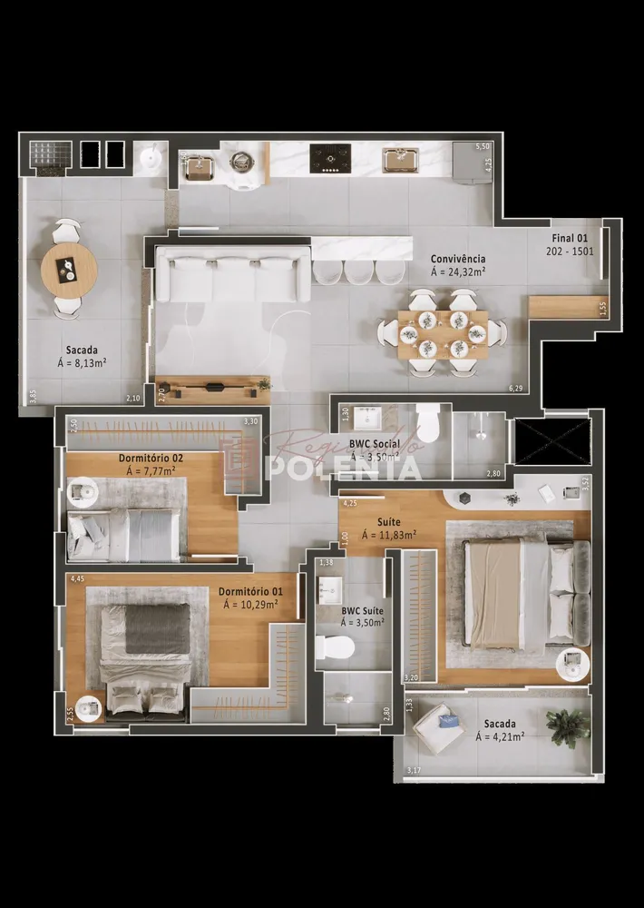Apartamento, 3 quartos, 92 m² - Foto 10