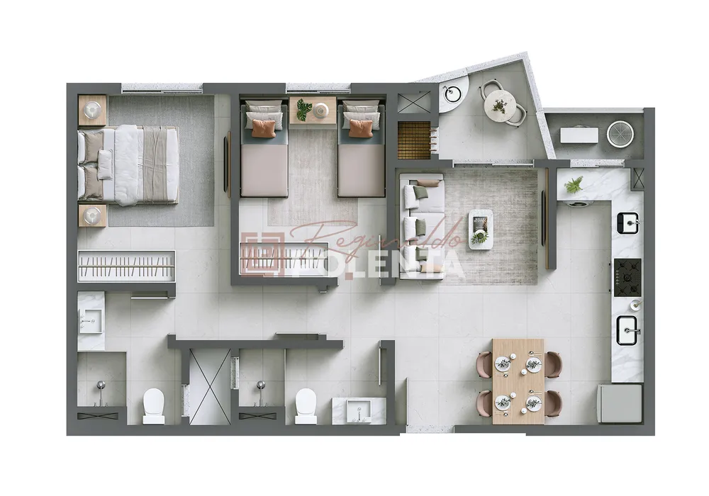 Apartamento, 2 quartos, 66 m² - Foto 10