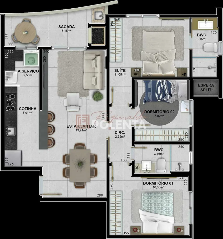 Apartamento, 3 quartos, 97 m² - Foto 7