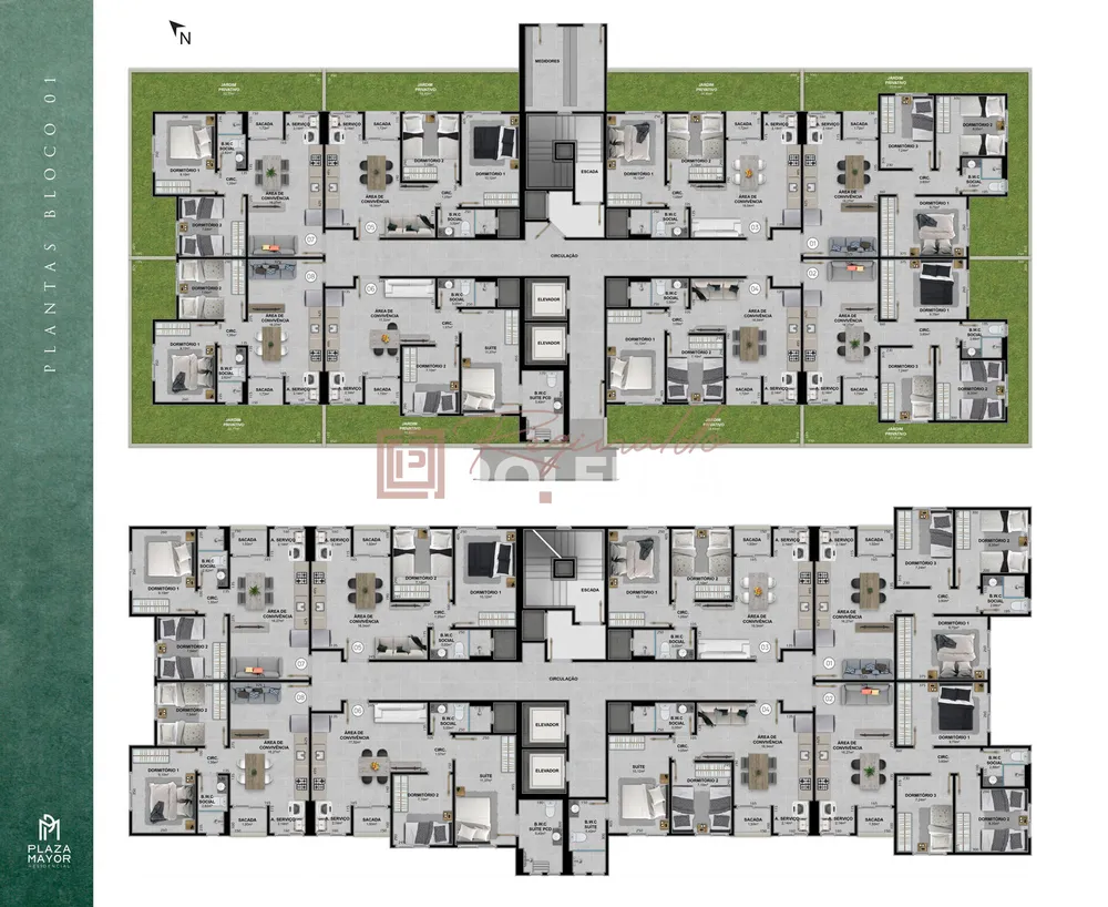 Apartamento, 2 quartos, 51 m² - Foto 9