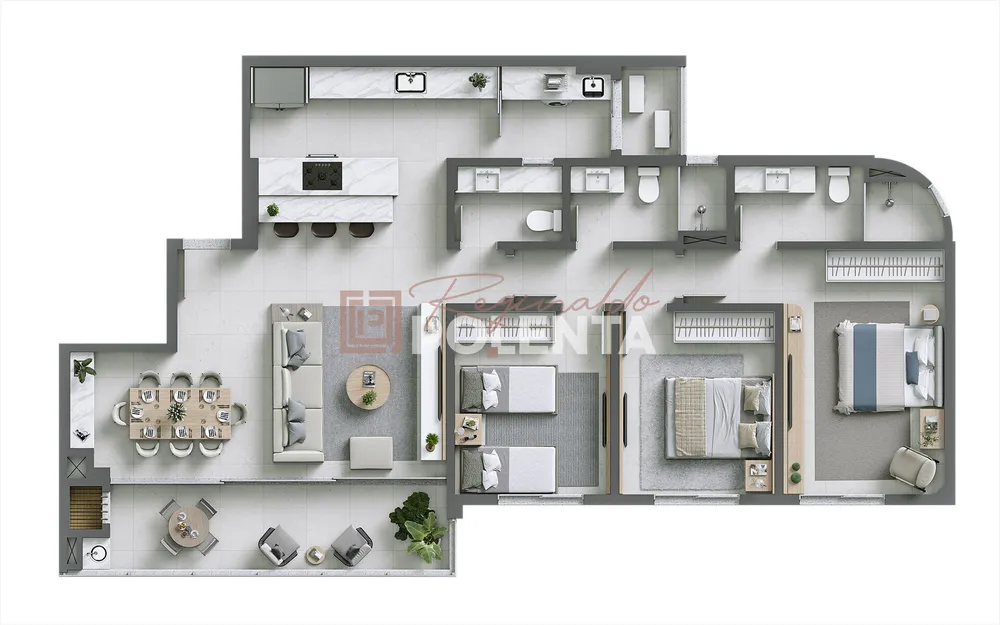 Apartamento, 3 quartos, 120 m² - Foto 16