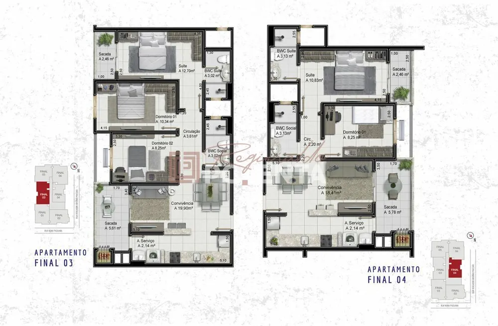 Apartamento, 2 quartos, 68 m² - Foto 1