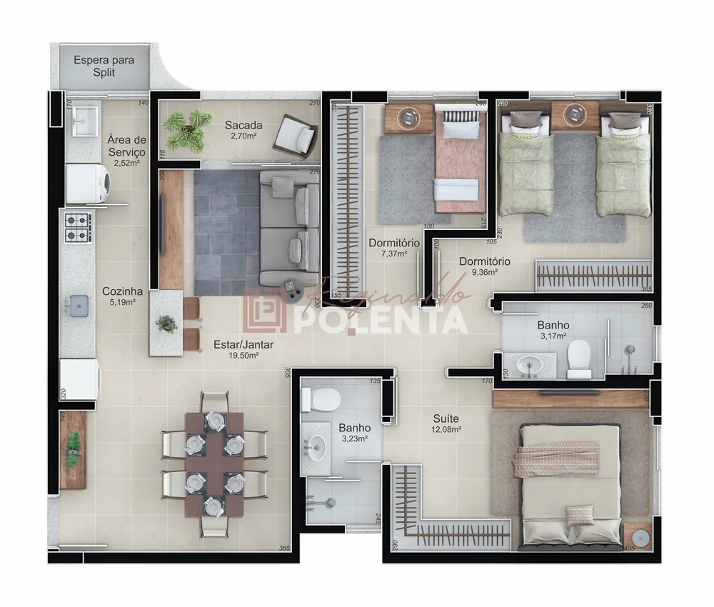 Apartamento, 3 quartos, 79 m² - Foto 11