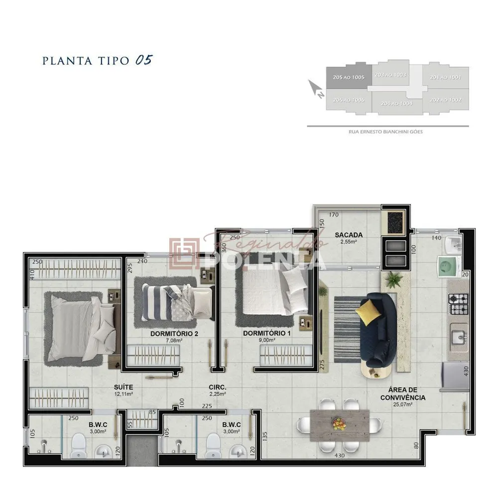 Apartamento, 3 quartos, 73 m² - Foto 10