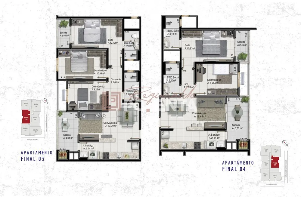 Apartamento, 3 quartos, 84 m² - Foto 1