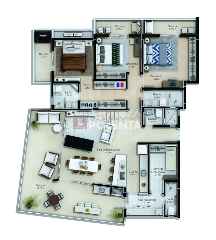 Apartamento, 3 quartos, 159 m² - Foto 8
