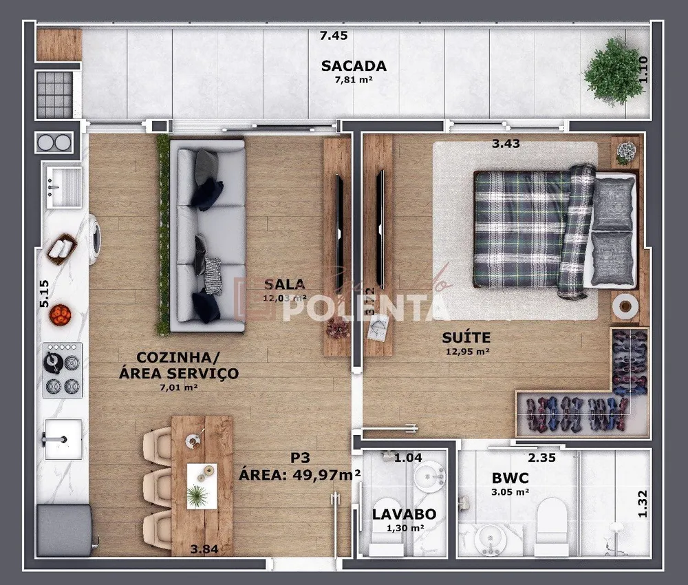 Apartamento, 1 quarto, 28 m² - Foto 14