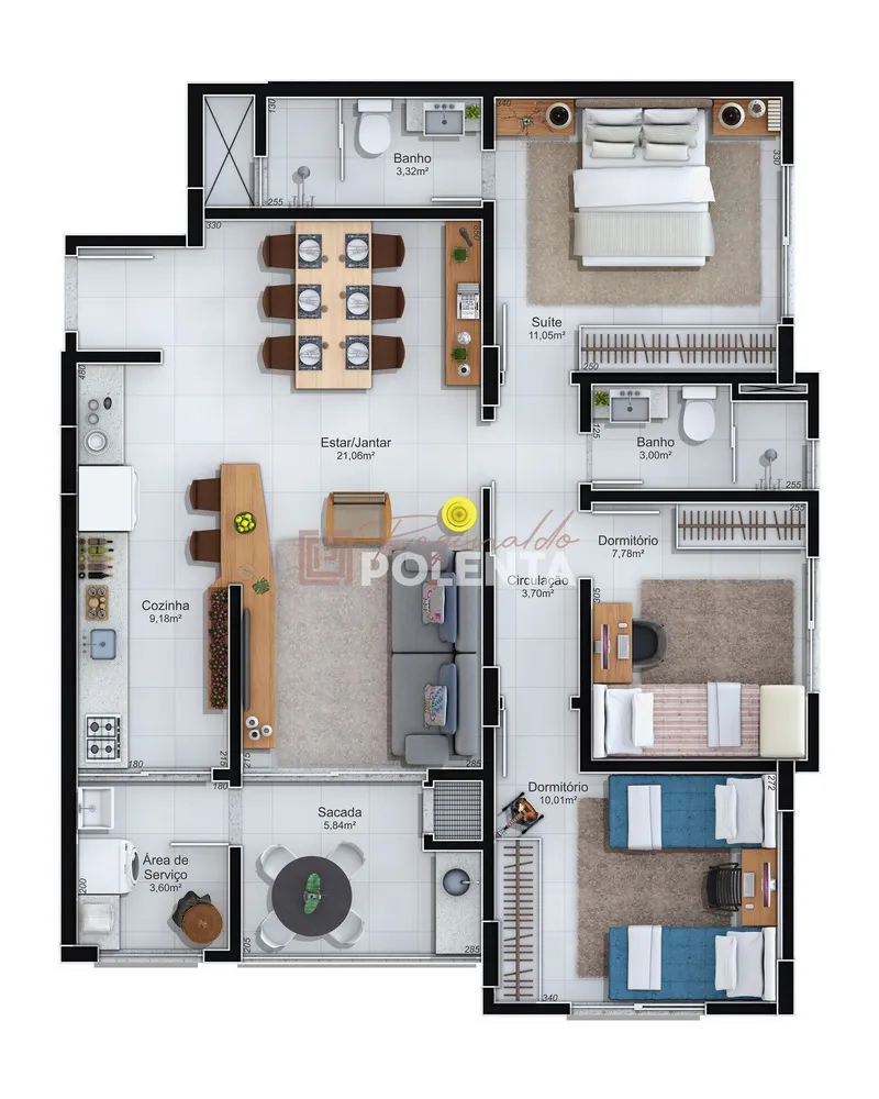 Apartamento, 3 quartos, 88 m² - Foto 12