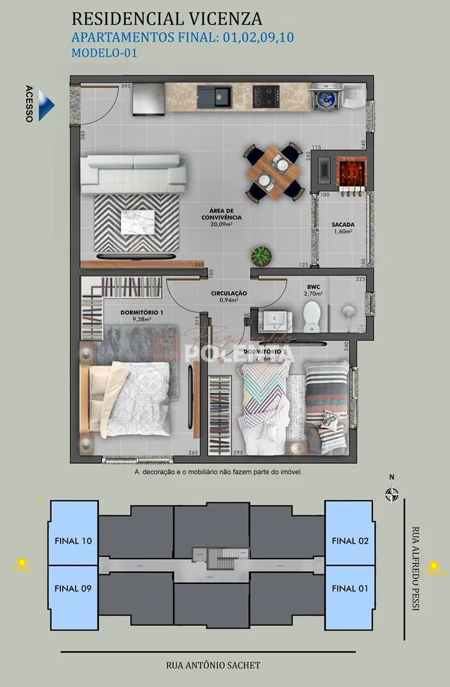 Apartamento, 2 quartos, 48 m² - Foto 13