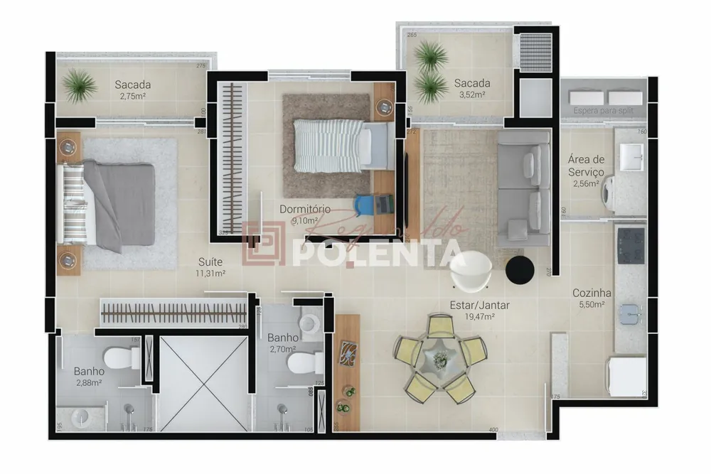 Apartamento, 2 quartos, 70 m² - Foto 16