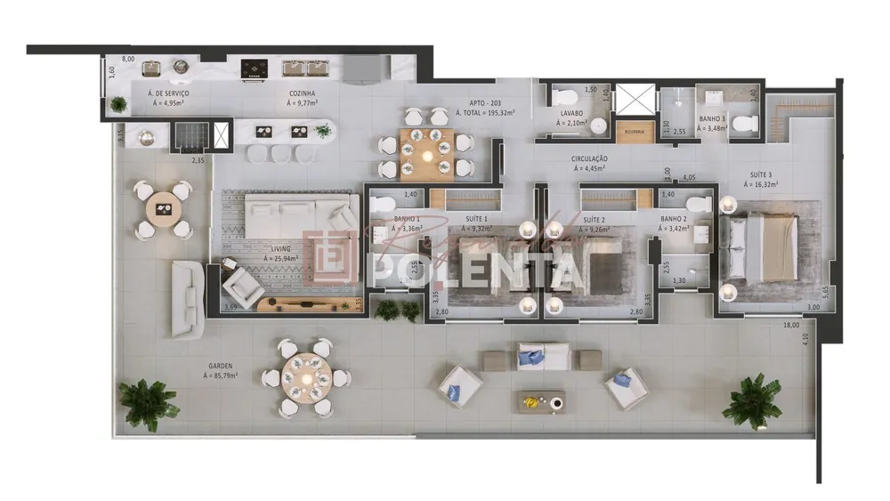 Apartamento, 3 quartos, 125 m² - Foto 14