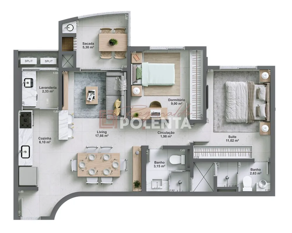 Apartamento, 2 quartos, 67 m² - Foto 14