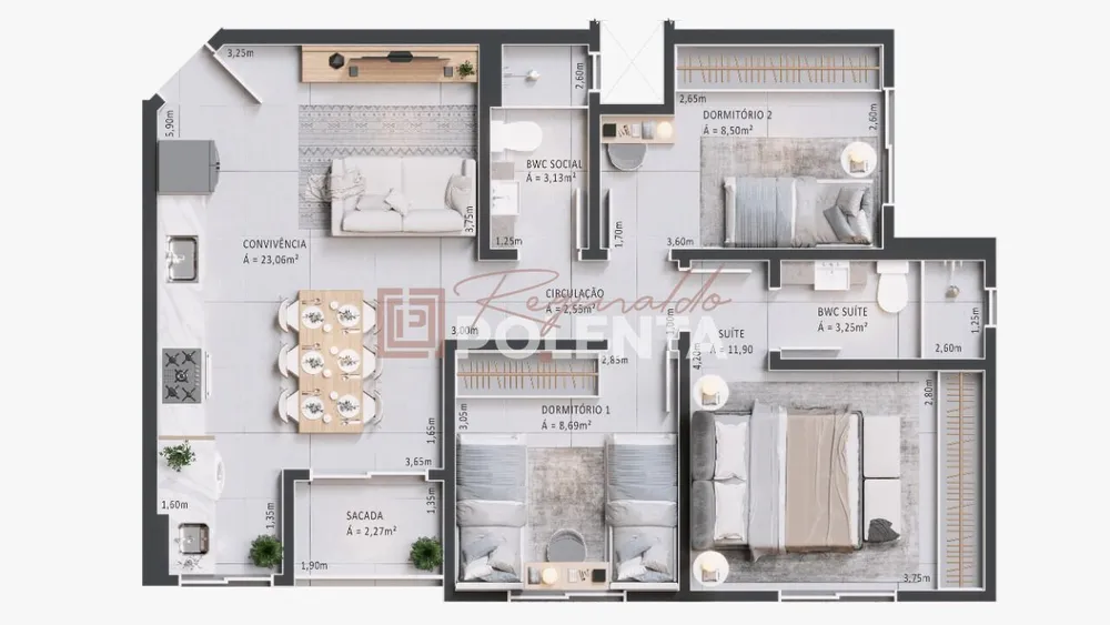 Apartamento, 2 quartos, 55 m² - Foto 7