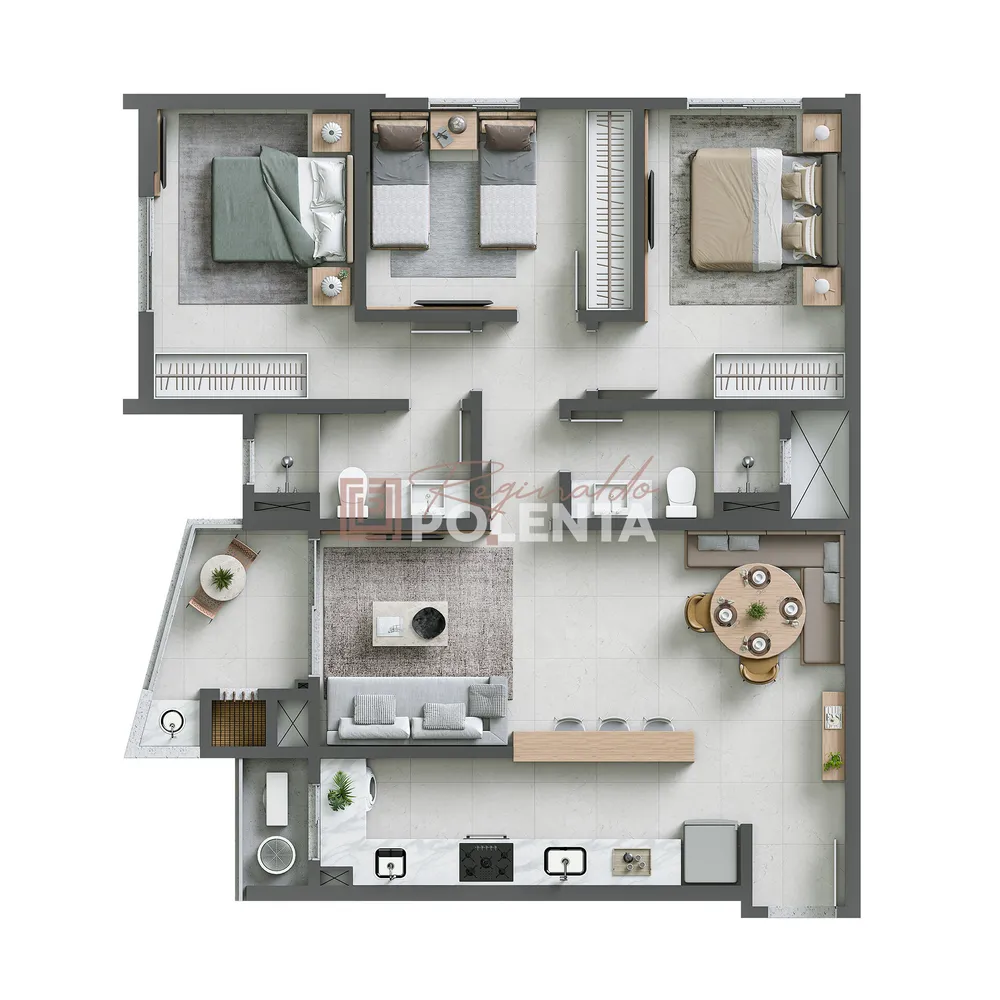 Apartamento, 3 quartos, 87 m² - Foto 16