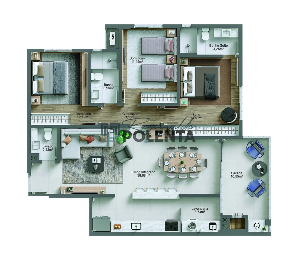 Apartamento, 3 quartos, 126 m² - Foto 9