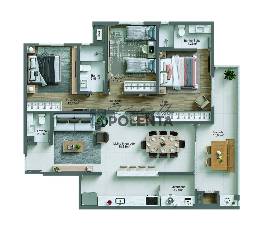 Apartamento, 3 quartos, 126 m² - Foto 10