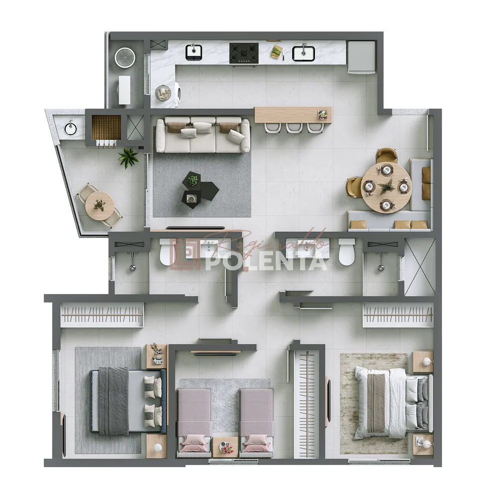 Apartamento, 3 quartos, 87 m² - Foto 12