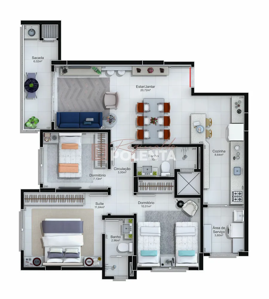 Apartamento, 3 quartos, 88 m² - Foto 12