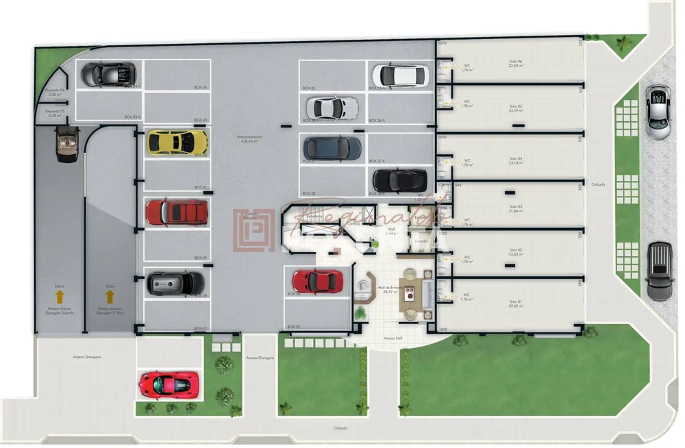Loja-Salão, 39 m² - Foto 7