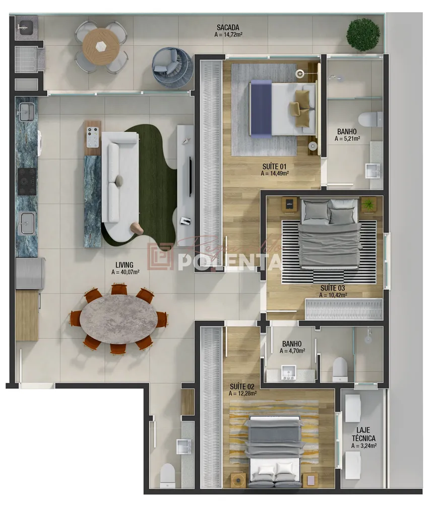 Apartamento, 2 quartos, 94 m² - Foto 15