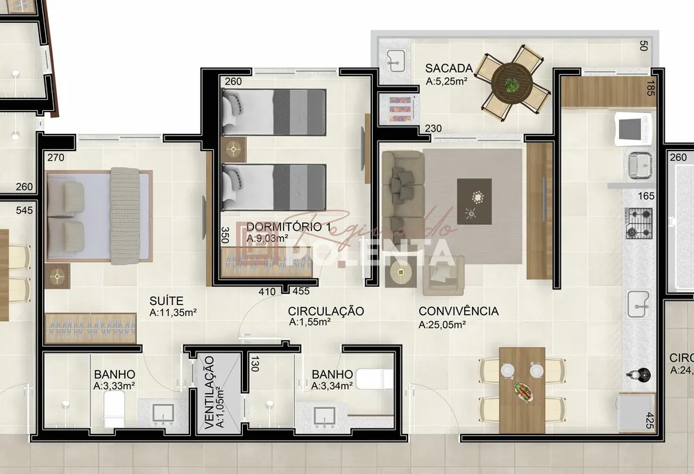 Apartamento, 2 quartos, 80 m² - Foto 12