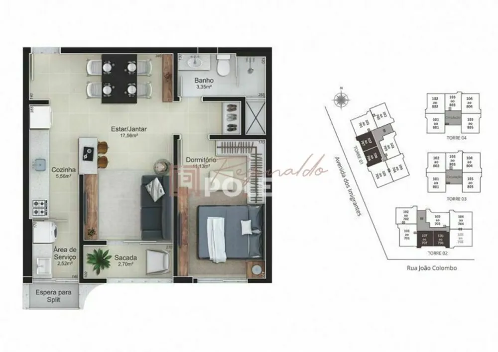 Loja-Salão, 49 m² - Foto 9