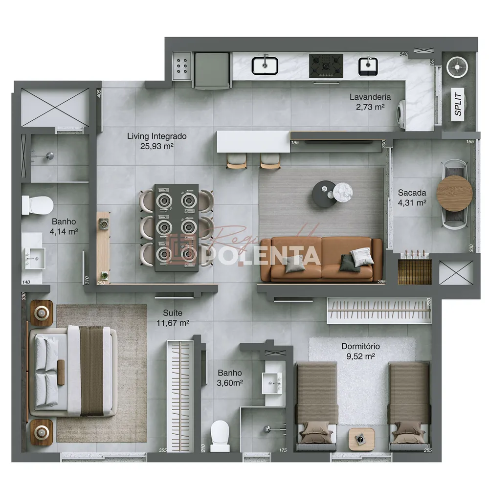Apartamento, 2 quartos, 76 m² - Foto 11
