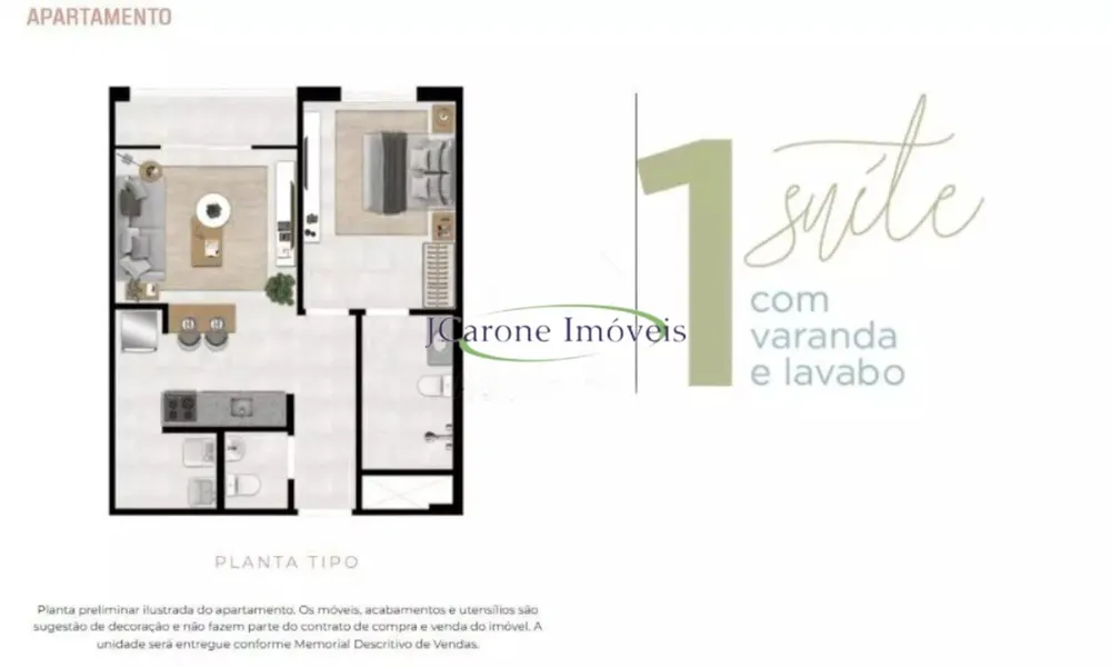 Apartamento, 1 quarto, 43 m² - Foto 13