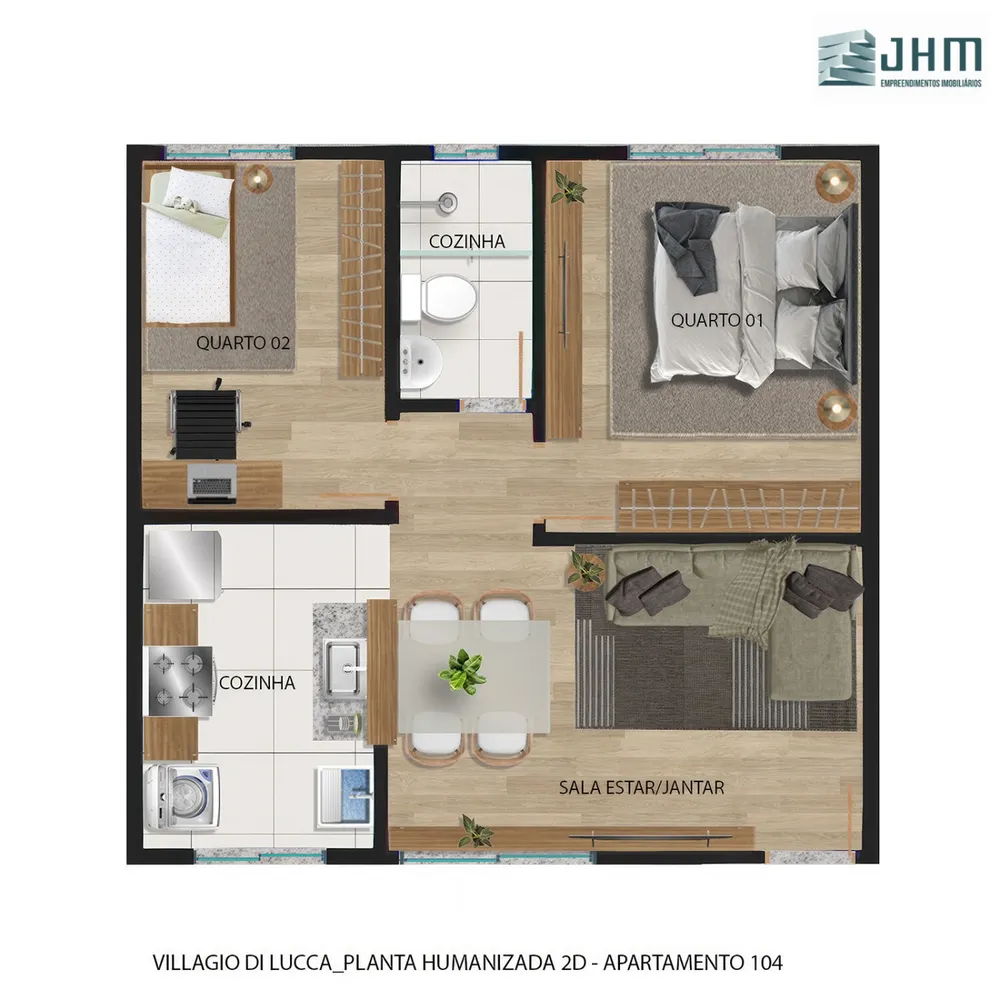 Apartamento, 2 quartos - Foto 10