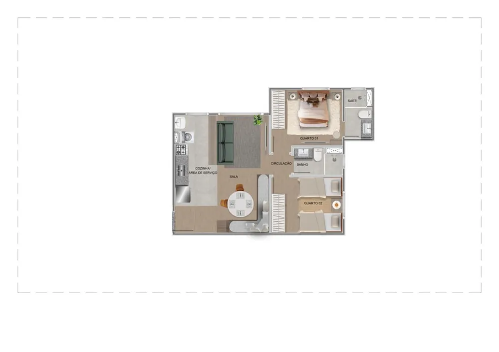 Apartamento, 2 quartos - Foto 18