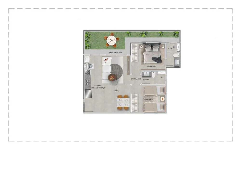 Apartamento, 2 quartos - Foto 20