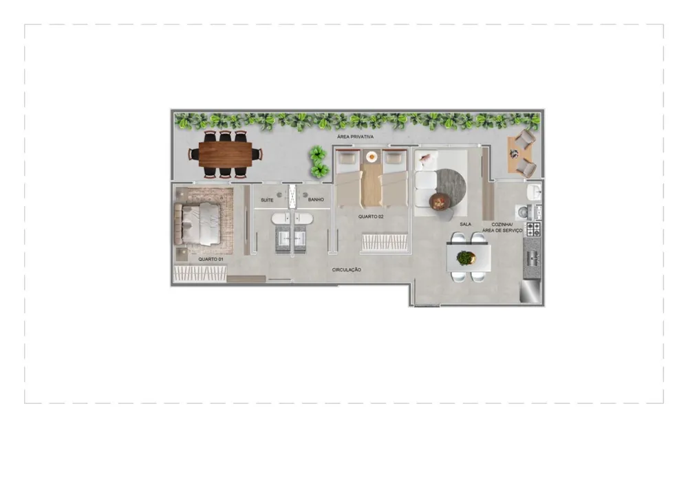 Apartamento, 2 quartos - Foto 19
