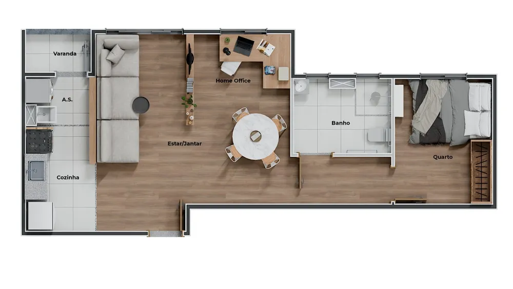 Apartamento, 2 quartos - Foto 18