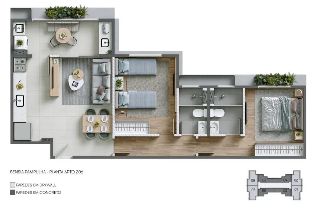 Apartamento, 3 quartos - Foto 18