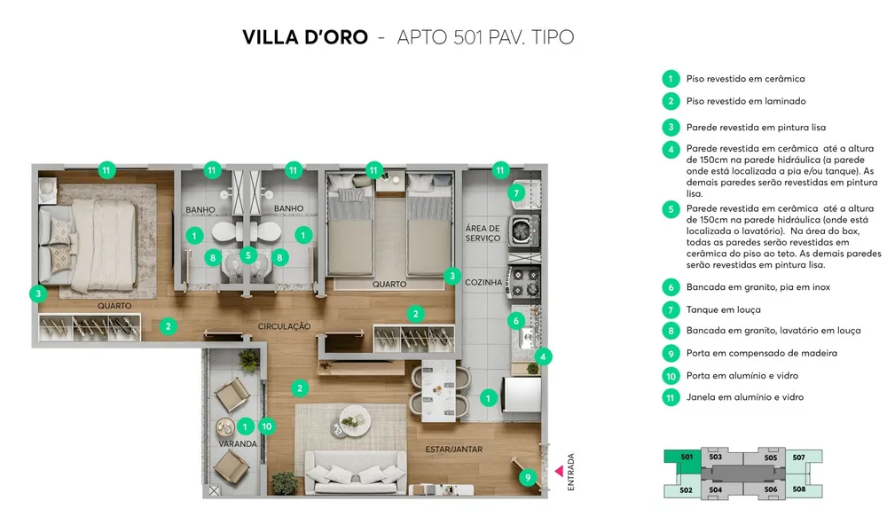 Apartamento, 2 quartos - Foto 13