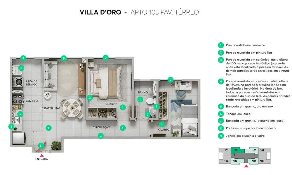 Apartamento, 2 quartos - Foto 4