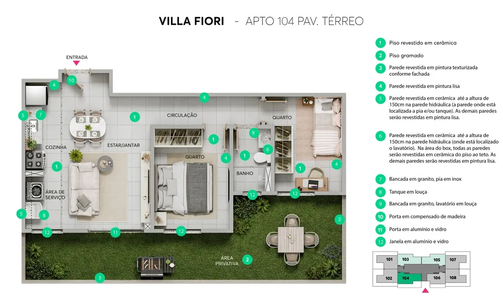 Apartamento, 2 quartos - Foto 13