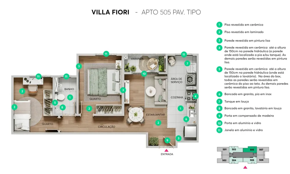 Apartamento, 2 quartos - Foto 11