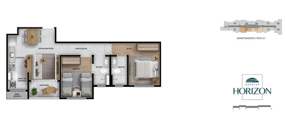 Apartamento, 2 quartos - Foto 16
