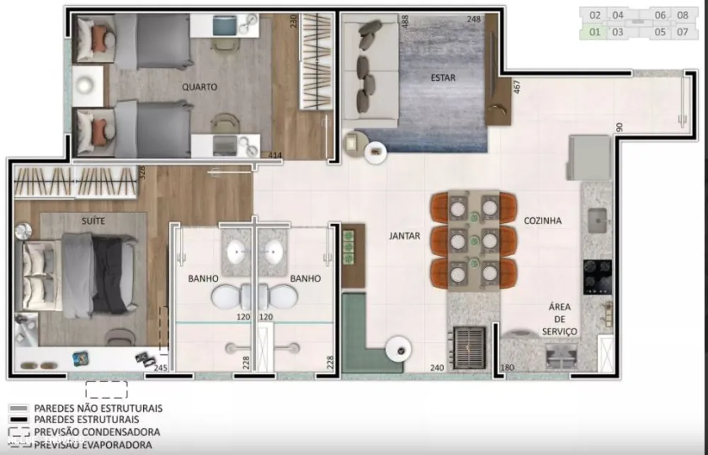 Apartamento, 2 quartos - Foto 16