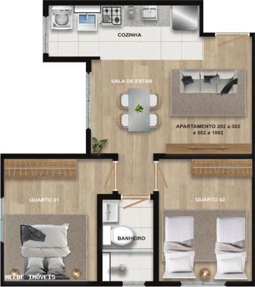 Apartamento, 2 quartos - Foto 11