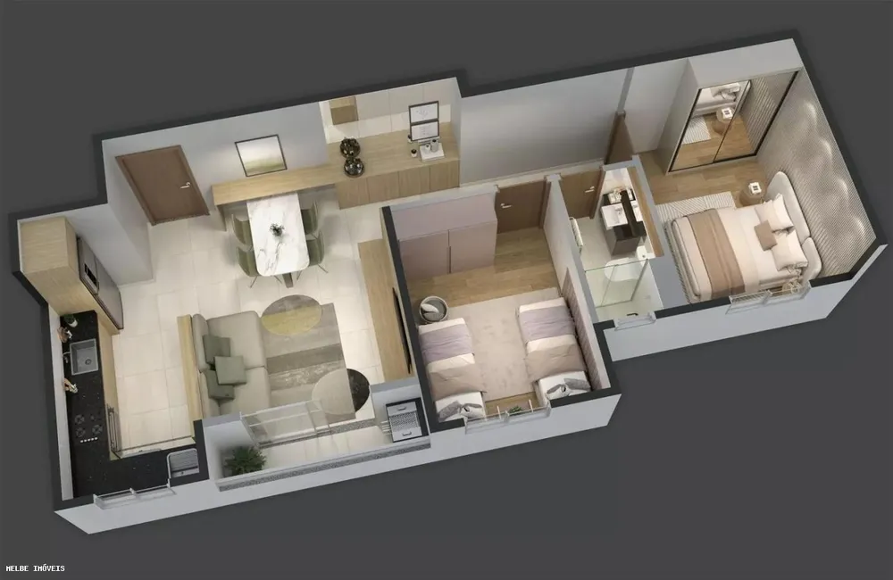 Apartamento, 2 quartos - Foto 3