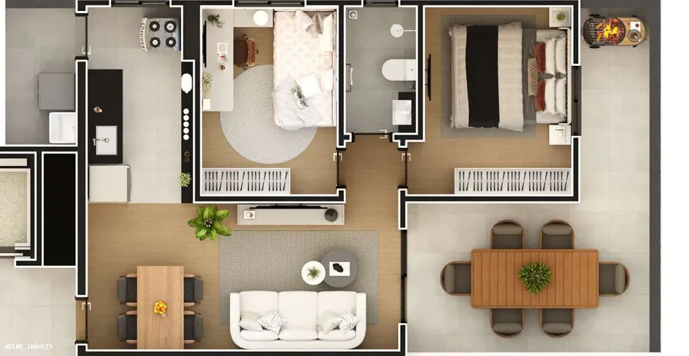 Apartamento, 2 quartos - Foto 12