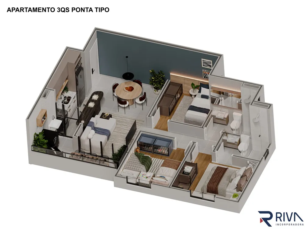 Apartamento, 2 quartos - Foto 8