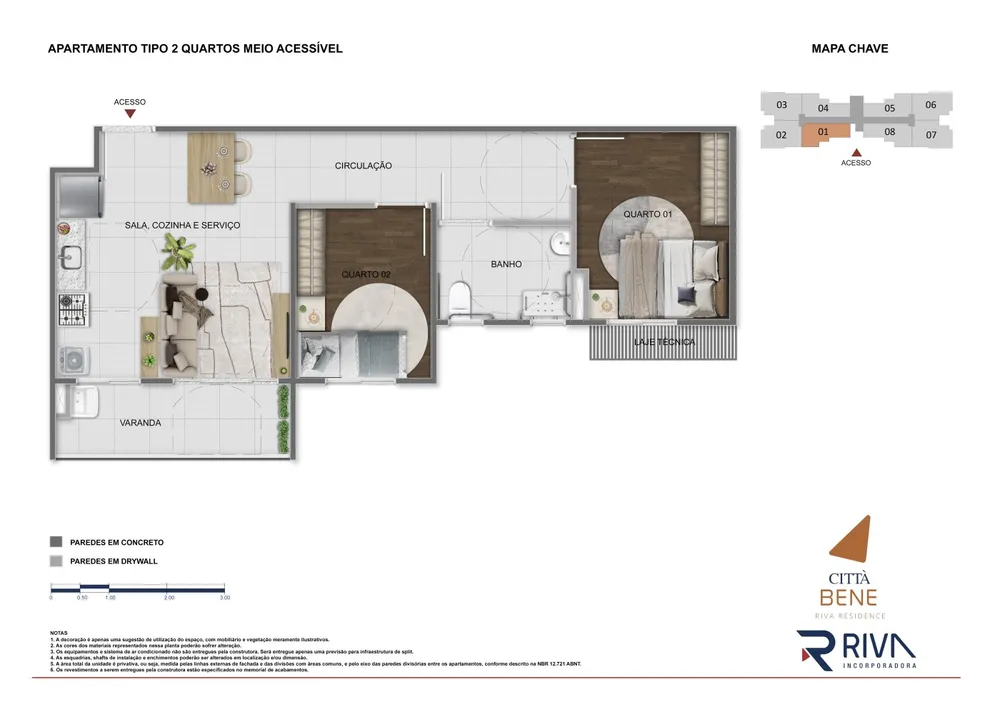 Apartamento, 2 quartos - Foto 6