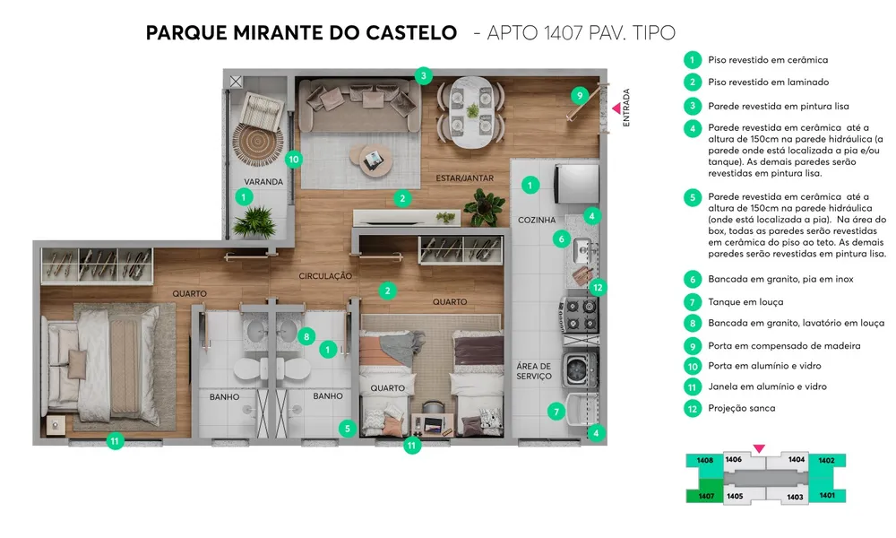 Apartamento, 2 quartos - Foto 17