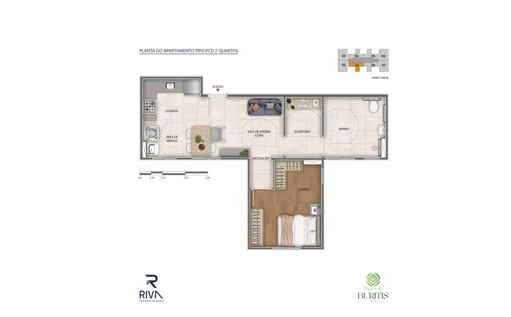 Apartamento, 2 quartos - Foto 14