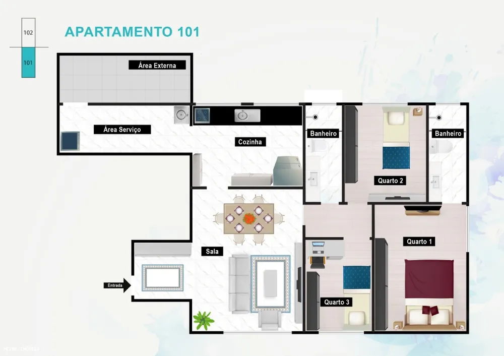 Apartamento, 2 quartos - Foto 11